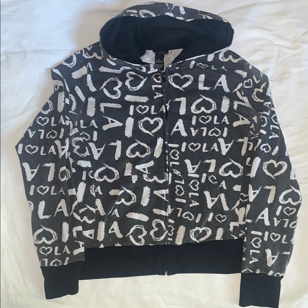 Rue21 Black and White Academic Print Jacket